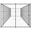 Outdoor Dog Kennel Steel 286.5 ftÂ²