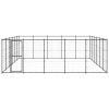 Outdoor Dog Kennel Steel 390.7 ftÂ²
