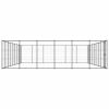 Outdoor Dog Kennel Steel 703.3 ftÂ²