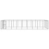 Outdoor Dog Kennel Steel 468.9 ftÂ²