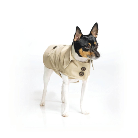 DoggieCoutureNY Classic Trench Coat (Color: Beige)